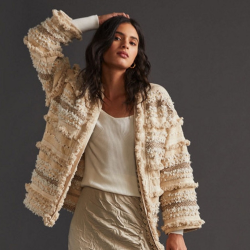 Dolan Fringed Textured Jacket